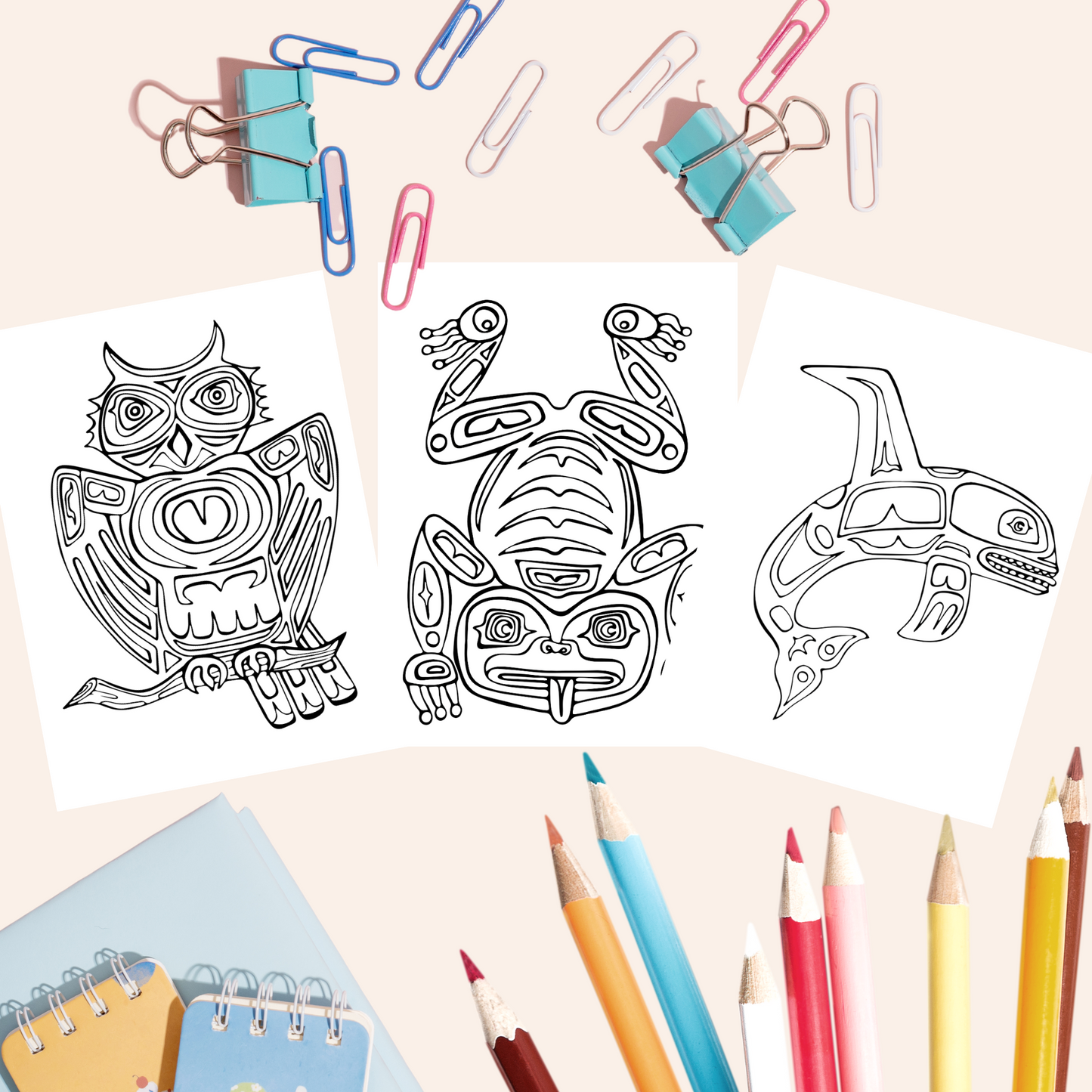 Printable & Digital Coloring Pages