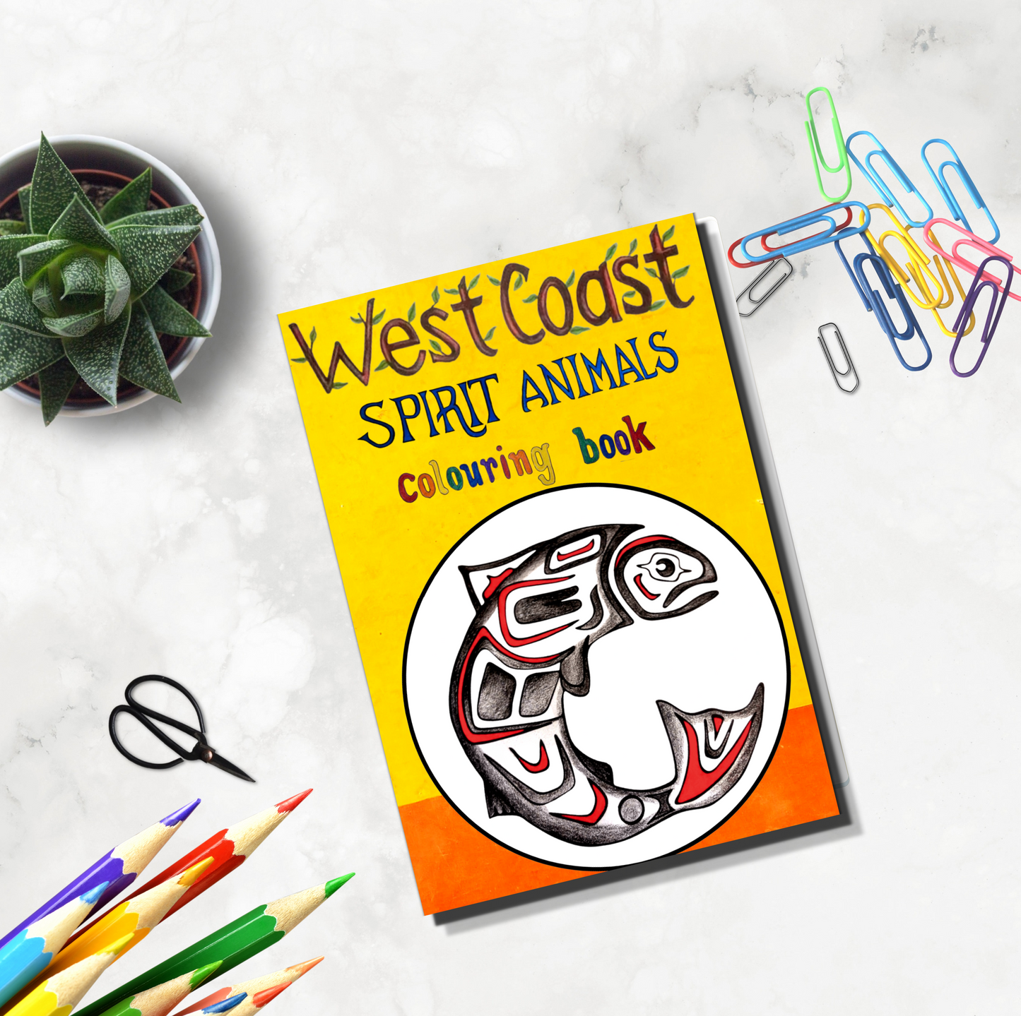 West Coast Spirit Animal Coloring Book